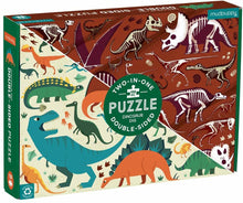 Load image into Gallery viewer, Dinosaur theme double sided 100pc puzzle
