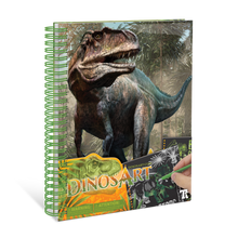 Load image into Gallery viewer, Dinosart – Creative Book Scratch &amp; Sketch
