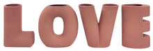 Load image into Gallery viewer, Erina LOVE Letter Vases Pink
