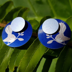 Jill Main – Fantail Double Layer Stud Earrings