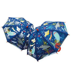 Floss & Rock colour change umbrella deep sea theme