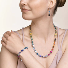 Load image into Gallery viewer, GeoCube Rainbow Multicolour Necklace
