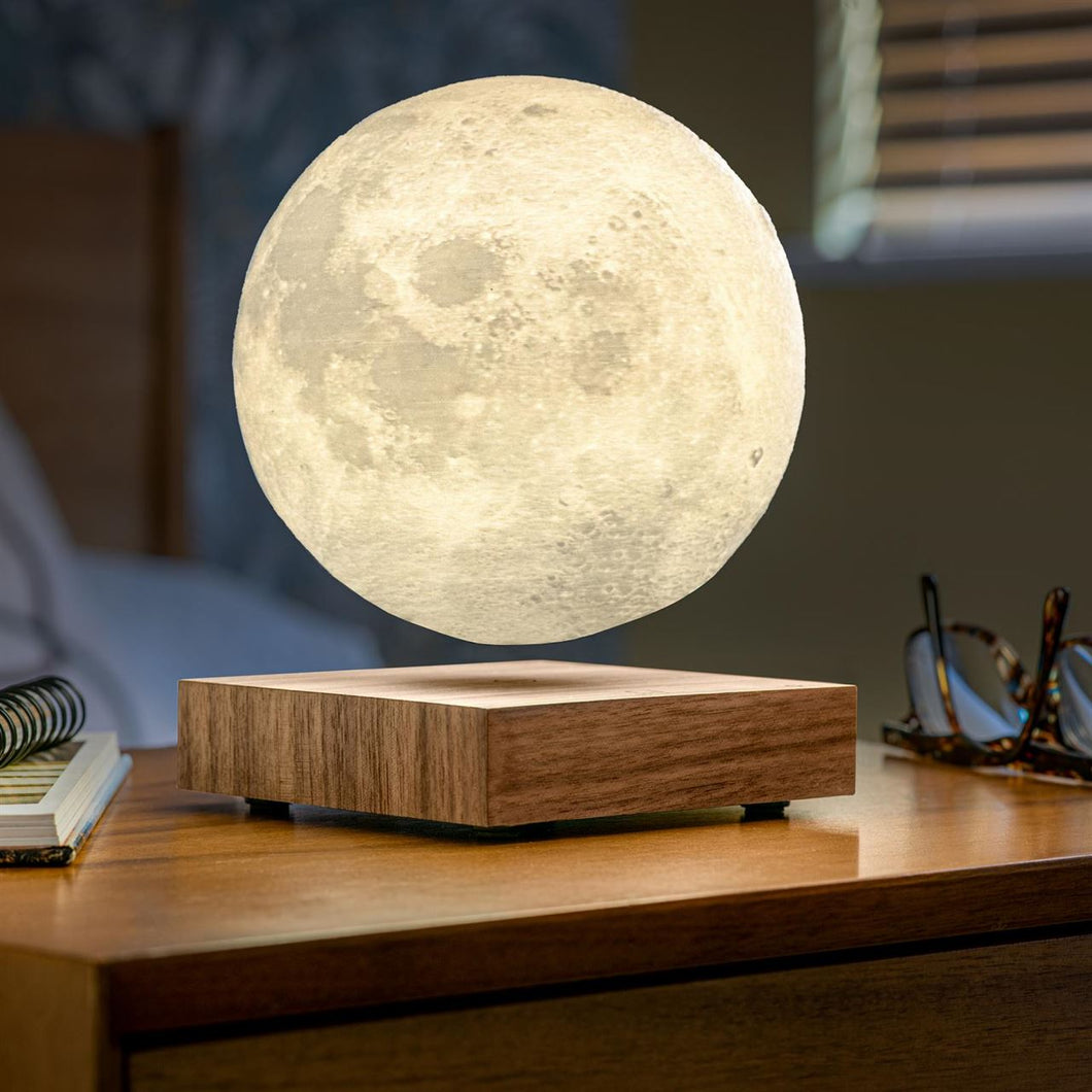 Gingko – American Walnut Smart LED Moon Lamp