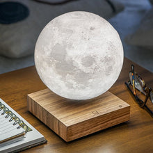 Load image into Gallery viewer, Gingko – American Walnut Smart LED Moon Lamp
