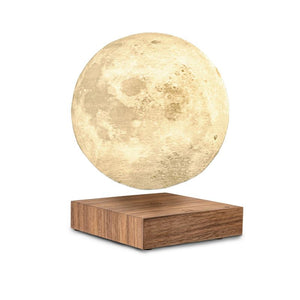 Gingko – American Walnut Smart LED Moon Lamp