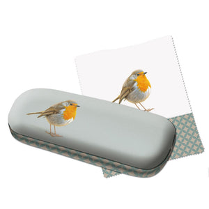 Glasses Case With Cloth Robin