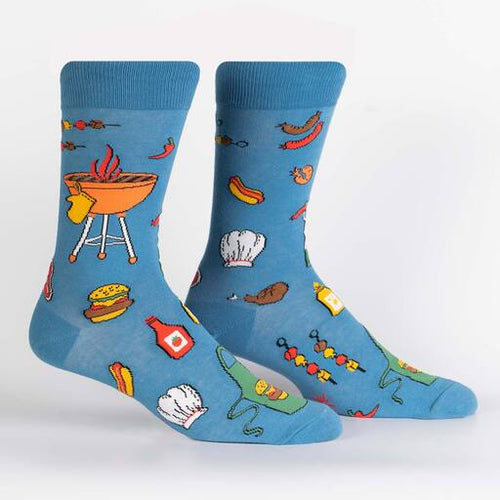 Grillin' It Men's Crew Socks