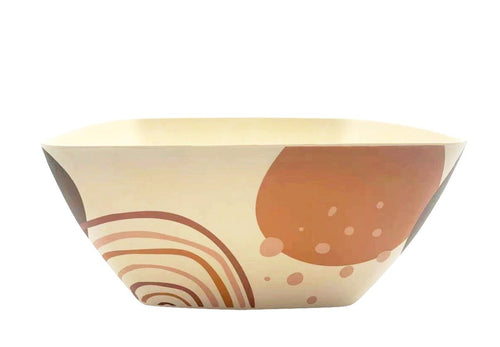 Haven Rainbow Salad Bowl Pink & Green