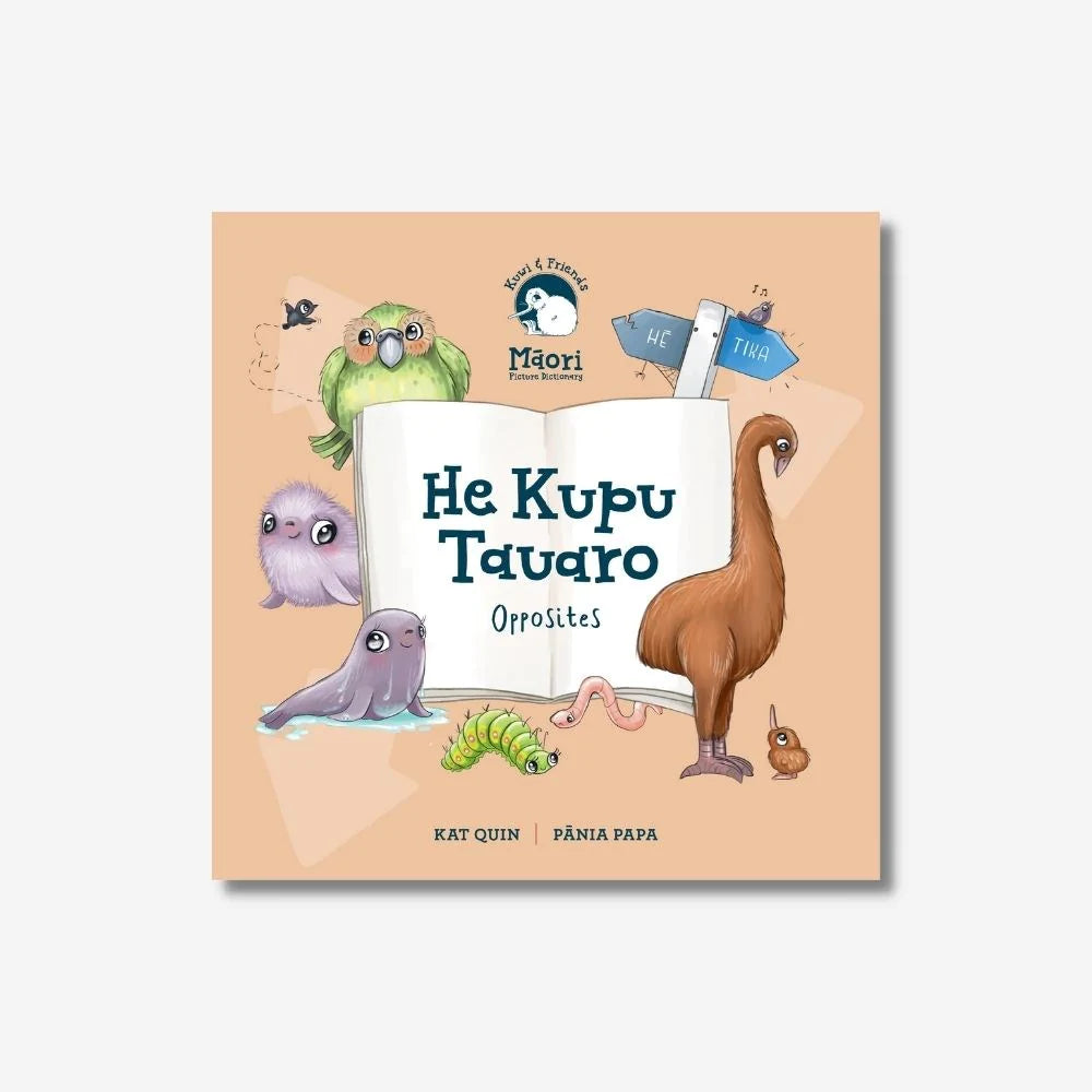 He Kupu Tauaro - Opposites - Board Book