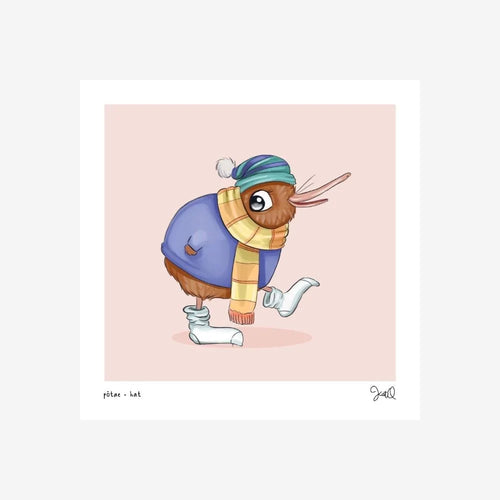 Illustrated Publishing Print - Pōtae - Hat