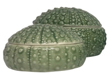 Load image into Gallery viewer, Moana Rd Ceramic kina bowls 2 set green
