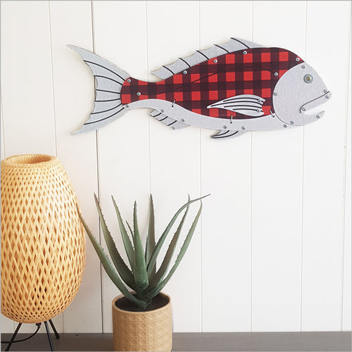 Layered Fish Wall Art - Snapper