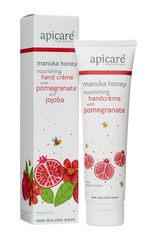 Manuka honey and pomegranate hand cream