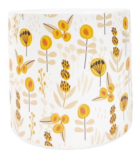 Melissa Floral Planter Yellow Sm 12.5cm