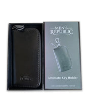 Load image into Gallery viewer, Men&#39;s Republic Key Ring Holder - Black
