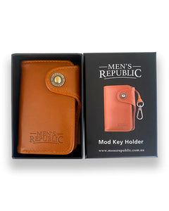 Men's Republic Key Ring Holder - Brown