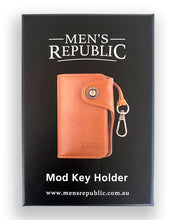 Load image into Gallery viewer, Men&#39;s Republic Key Ring Holder - Brown
