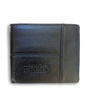 Load image into Gallery viewer, Men&#39;s Republic Leather Wallet - Black
