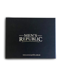 Men's Republic Leather Wallet - Black