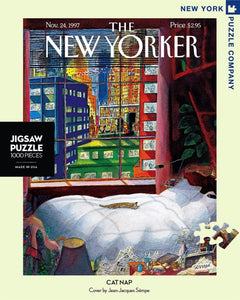 New York Puzzle Company – Cat Nap 1000 Piece Puzzle