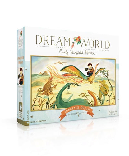 New York Puzzle Company – Dinosaur Dream 80 Piece Puzzle