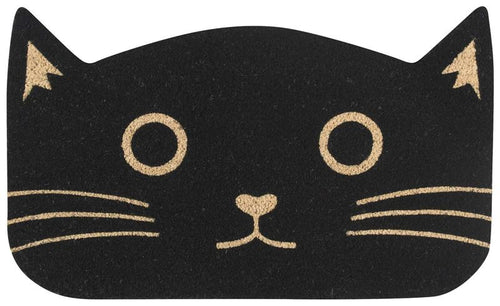  Black Cat - Doormat Now Designs
