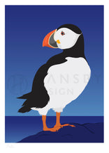 Load image into Gallery viewer, Hansby Design puffin art print
