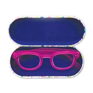 Rachel Ellen looking fabulous glasses case interior