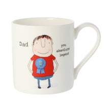 Load image into Gallery viewer, Rosie Made A Thing – Dad You Absolute Legend Mug
