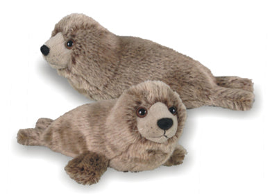 Grey seal soft toy 20 cm