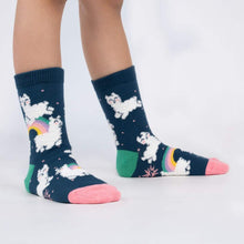 Load image into Gallery viewer, Sloth Dreams Kids Crew Socks Pack of 3
