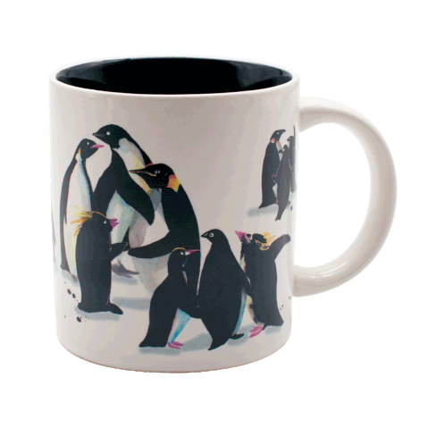 The Unemployed Philosophers Guild - Penguin Party - Disappearing Mug