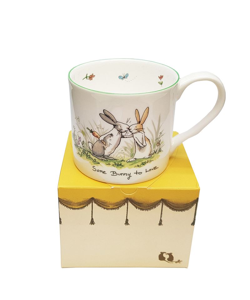 Two bad mice some bunny to love medium mug