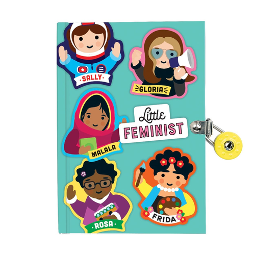 Mudpuppy Little Feminist locked diary