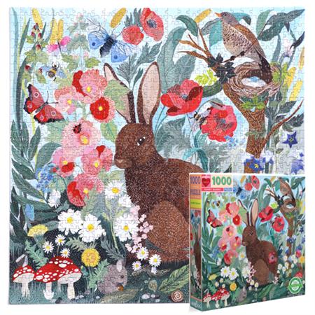 eeBoo Puzzle Poppy Bunny 1000 piece
