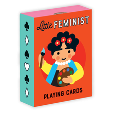Load image into Gallery viewer, Little Feminist playing cards box
