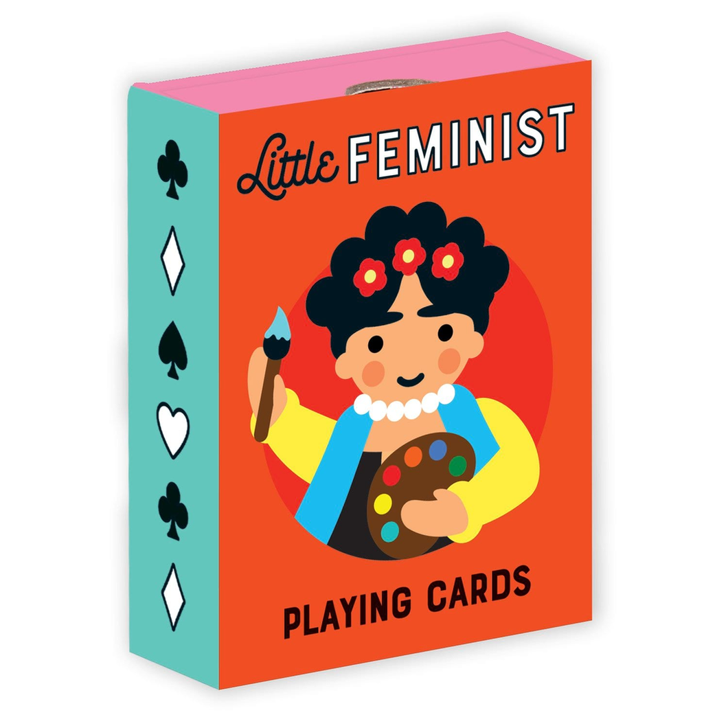 Little Feminist playing cards box