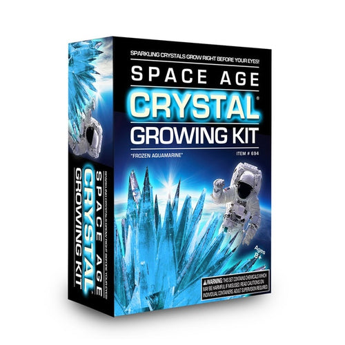 Space age crystal growing kit, frozen aquamarine