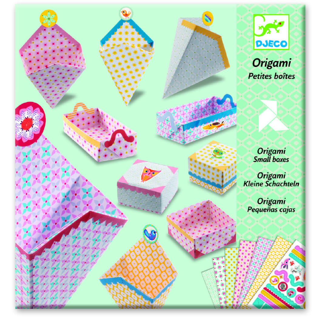 Djeco origami small boxes set